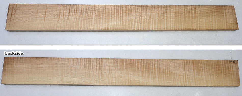Maple Flame Neck Blank 23 * 103 * 890 mm (HIGH FIGURE) - Stock# 6-7898