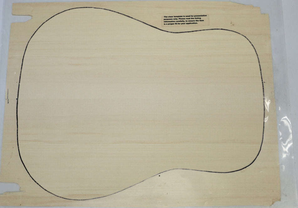 Red Spruce Dreadnought Guitar Set 4.8 mm thick (HIGH GRADE) - Stock# 6-7901