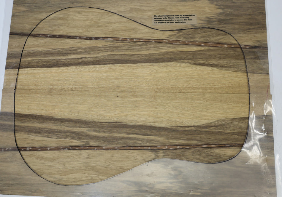 Back & Side set Black Limba, Dreadnought - Stock# 6-7903