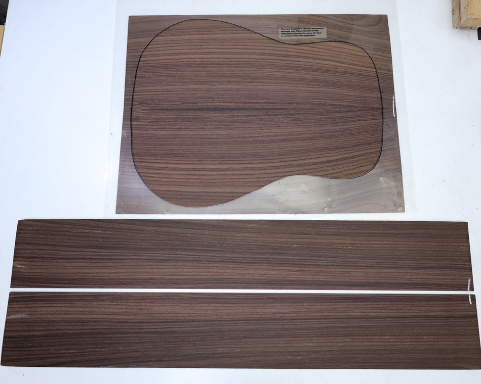 Back & Side set Indian Rosewood, Dreadnought (HIGH GRADE) - Stock# 6-7905