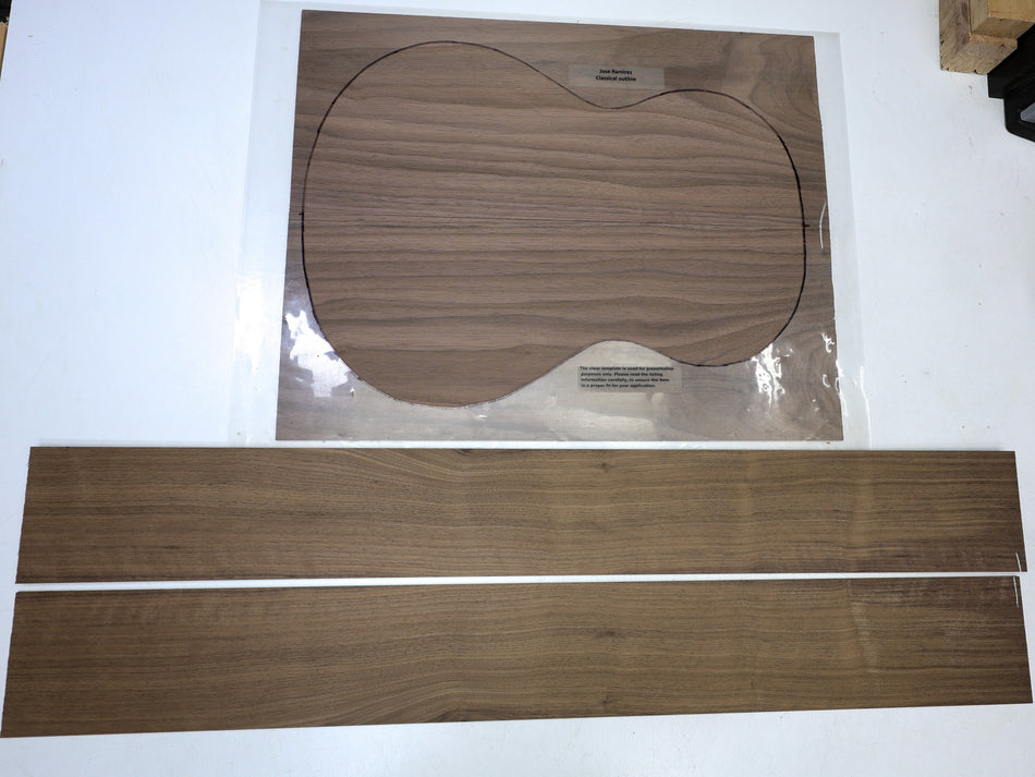 Back & Side set Walnut (Black), Classical - Stock# 6-7913