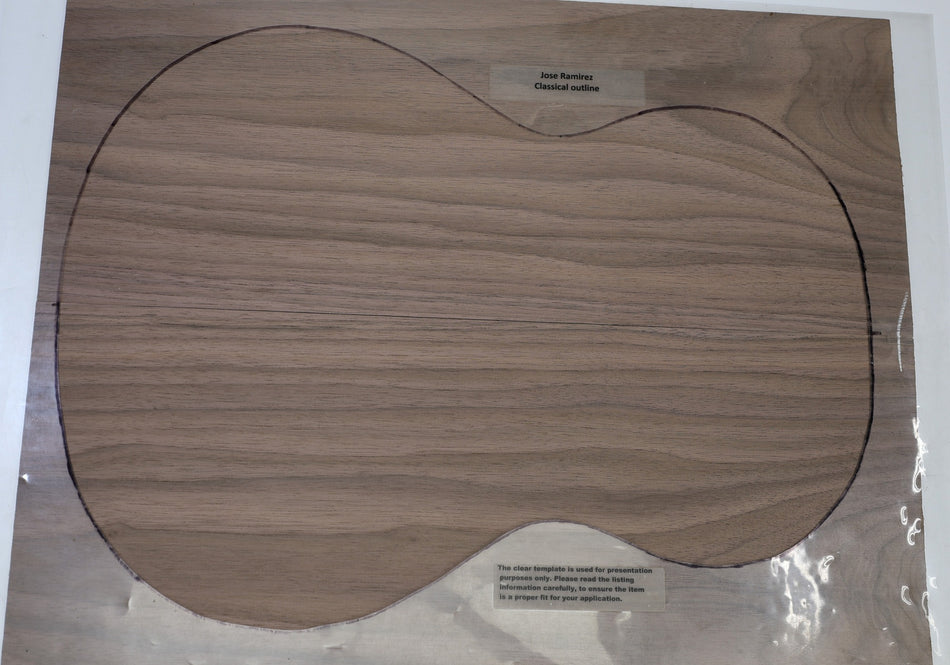 Back & Side set Walnut (Black), Classical - Stock# 6-7913