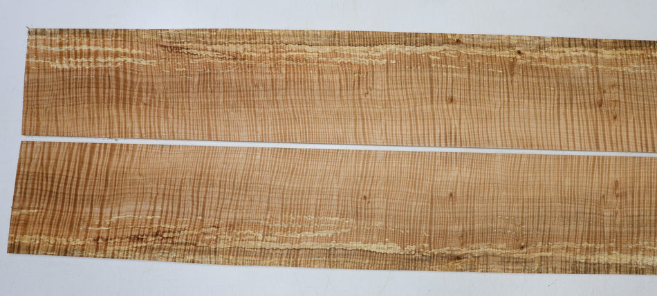 Spalted Maple Flame Side set 5 * 135 (125) * 835 mm (HIGH FIGURE) - Stock# 6-7924