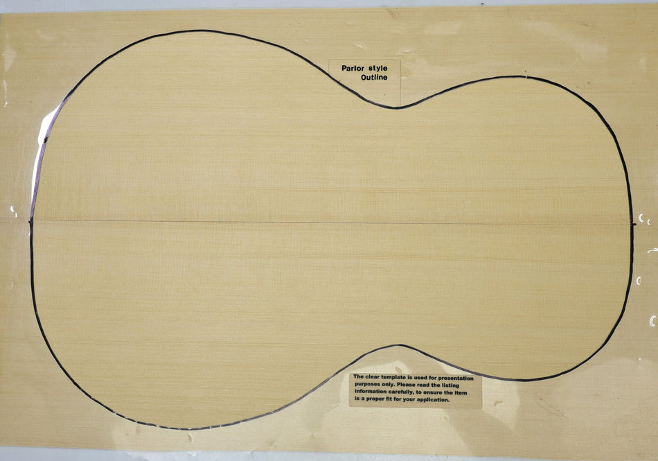 Yellow Cedar Parlor Guitar set 3.7 mm thick (HIGH GRADE) - Stock# 6-7931