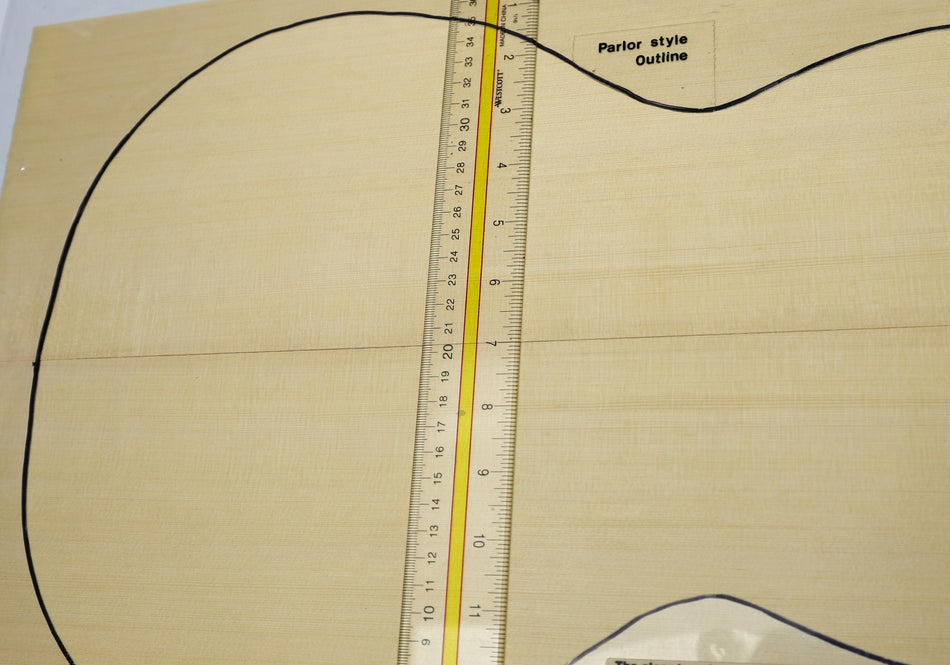 Yellow Cedar Parlor Guitar set 3.7 mm thick (HIGH GRADE) - Stock# 6-7931