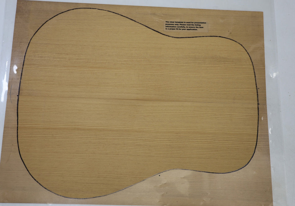 Torrefied Red Spruce Dreadnought Guitar Set 3.7 mm thick (HIGH GRADE) - Stock# 6-7932