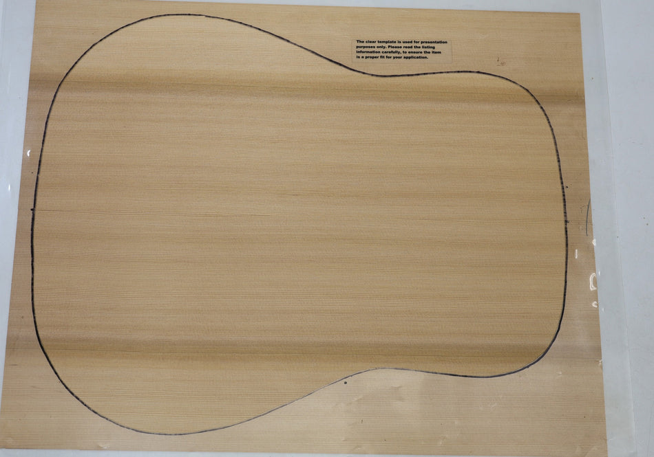 Red Cedar Dreadnought Guitar Set, 3.7 mm thick (Professional) - Stock# 6-7938
