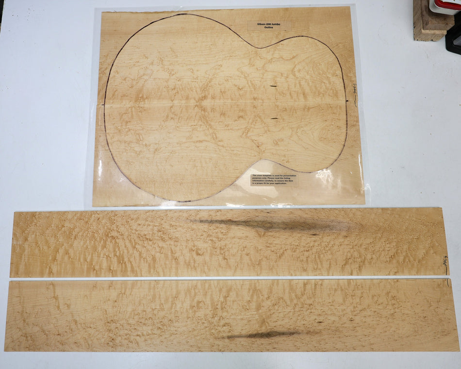 Back & Side set Rock Maple, Jumbo - Stock# 6-7944