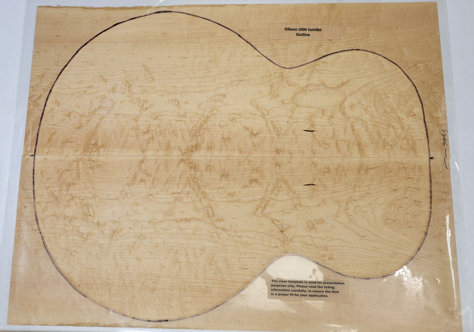 Back & Side set Rock Maple, Jumbo - Stock# 6-7944