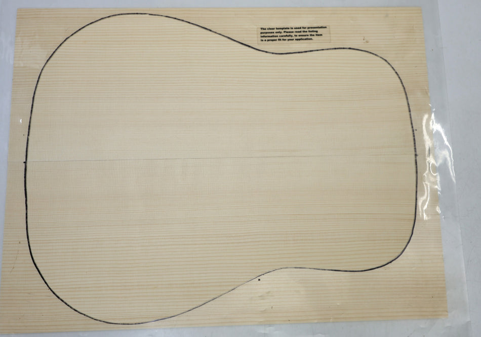 Red Spruce Dreadnought Guitar Set 4.5 mm thick (HIGH GRADE) - Stock# 6-7951