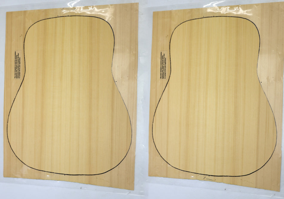 Sitka Spruce Dreadnought Guitar Set 3.5 mm thick (HIGH GRADE 4★) - Stock# 6-7953