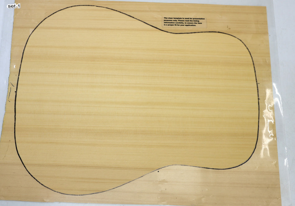 Sitka Spruce Dreadnought Guitar Set 3.5 mm thick (HIGH GRADE 4★) - Stock# 6-7953