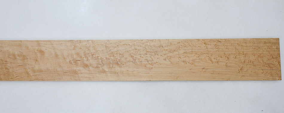 Rock Maple Birdseye Neck Blank 21 * 107 * 900 mm (Great Figure) - Stock# 6-7964