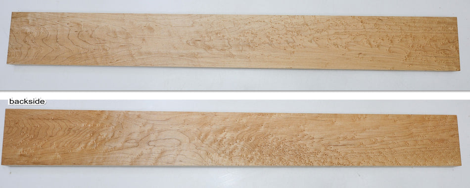 Rock Maple Birdseye Neck Blank 21 * 107 * 900 mm (Great Figure) - Stock# 6-7964