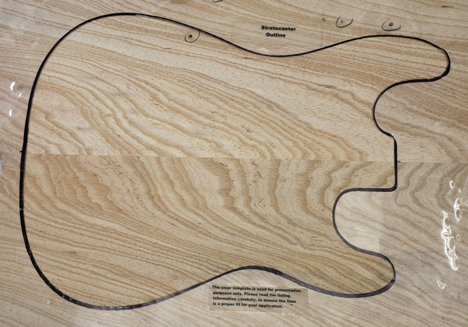 Swamp Ash body blank, unglued 2pc 44mm thick (2nd) - Stock# 6-7975
