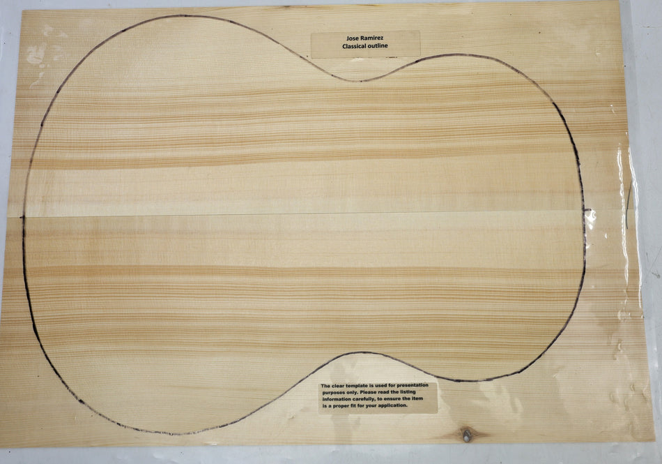 Adirondack Red Spruce Classical Guitar Set 3.6 mm thick (+Factory) - Stock# 6-7977
