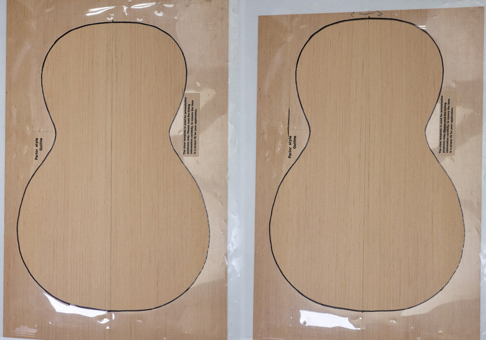 Douglas-Fir 2 Parlor Guitar Sets 4.2 mm thick (Standard) - Stock# 6-8007