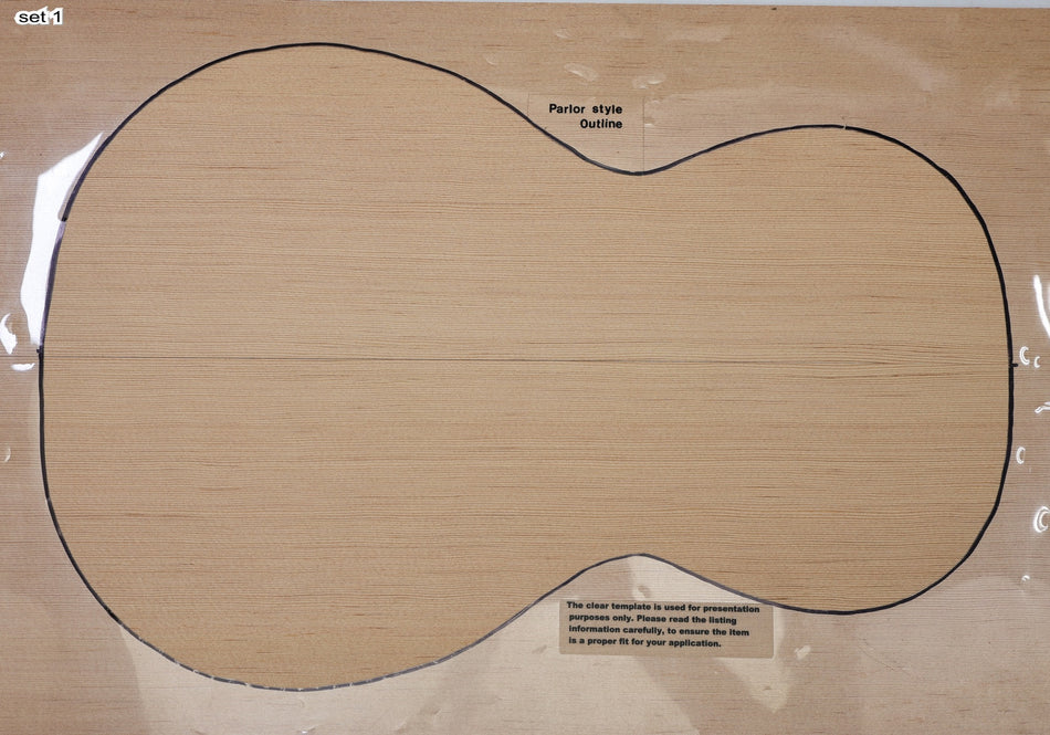 Douglas-Fir 2 Parlor Guitar Sets 4.2 mm thick (Standard) - Stock# 6-8007