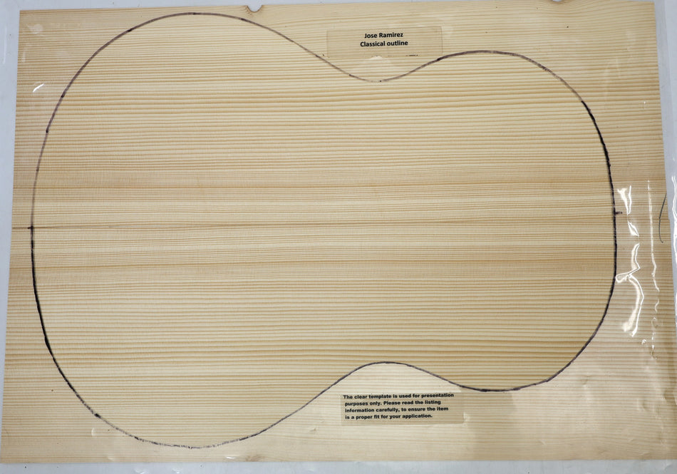 Adirondack Red Spruce Classical Guitar Set 3.5 mm thick (Factory) - Stock# 6-8015