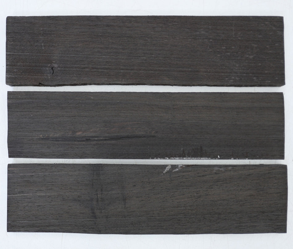 Ebony Bridge blanks, 3 pieces 11.5 * 50 * 205 mm - Stock# 6-8055