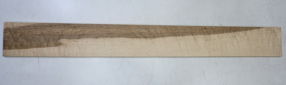 Rock Maple Birdseye Bass Fingerboard 9 * 96 * 850.mm unslotted - Stock# 6-8059