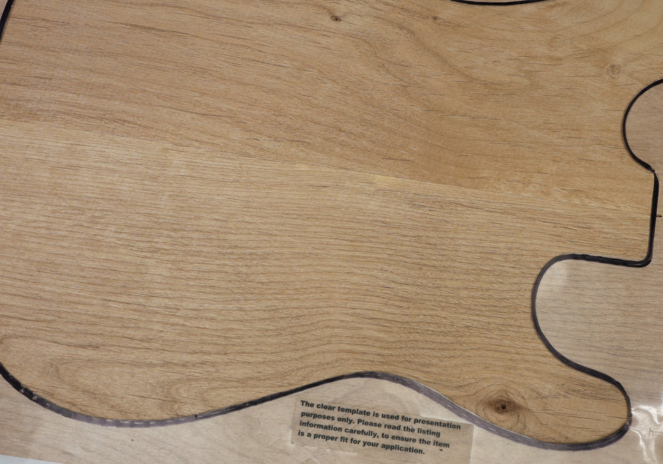 Alder body blank, unglued 2pc 46 mm thick (2nd) - Stock# 6-8069