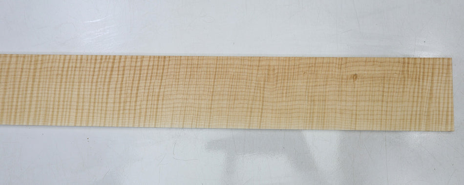 Maple Flame Guitar Fingerboard 7 * 80 * 580 mm, unslotted (HIGH FIGURE) - Stock# 6-8081