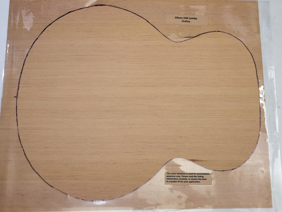 Douglas-Fir Jumbo Guitar Set, 4.3 mm thick (+Factory) - Stock# 6-8091