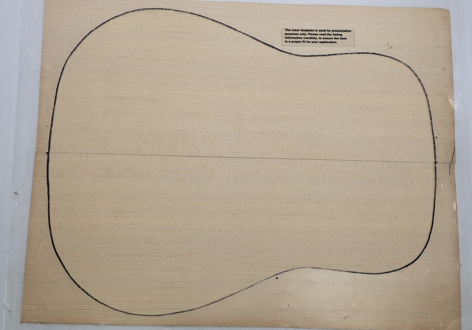 Sitka Spruce Dreadnought Guitar Set 3.9mm thick (+STANDARD +3★) - Stock# 6-8146
