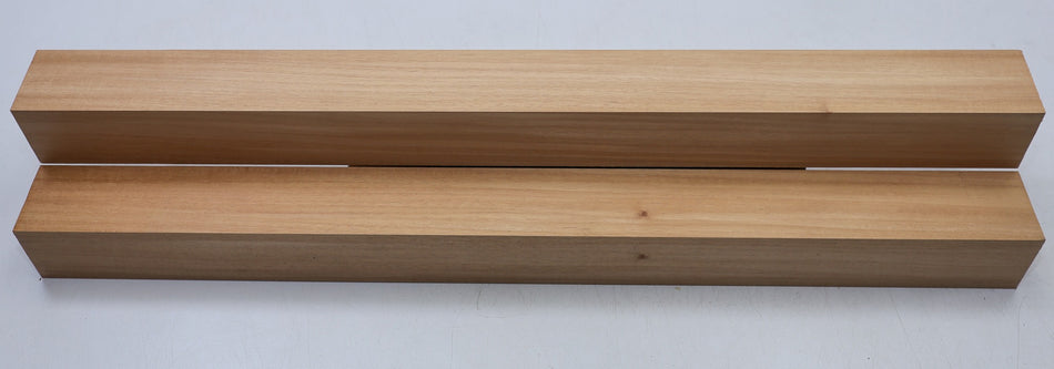 Fiji Mahogany, 2 Spindle Squares 49 * 49 * 585 mm - Stock# 6-8149