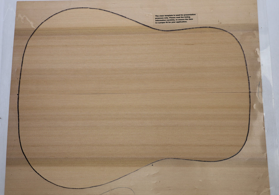 Red Cedar Dreadnought Guitar Set 3.8.mm thick (Professional) - Stock# 6-8163