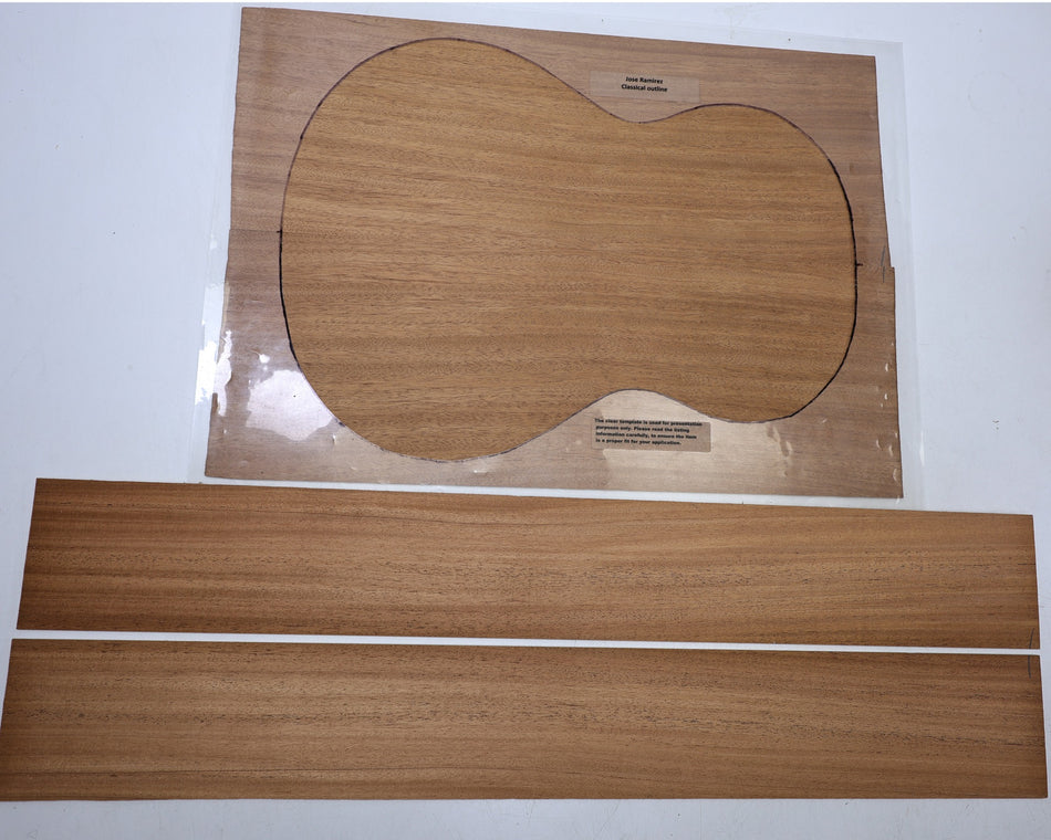 Back & Side set Fijian Mahogany, Classical (HIGH GRADE) - Stock# 6-8168