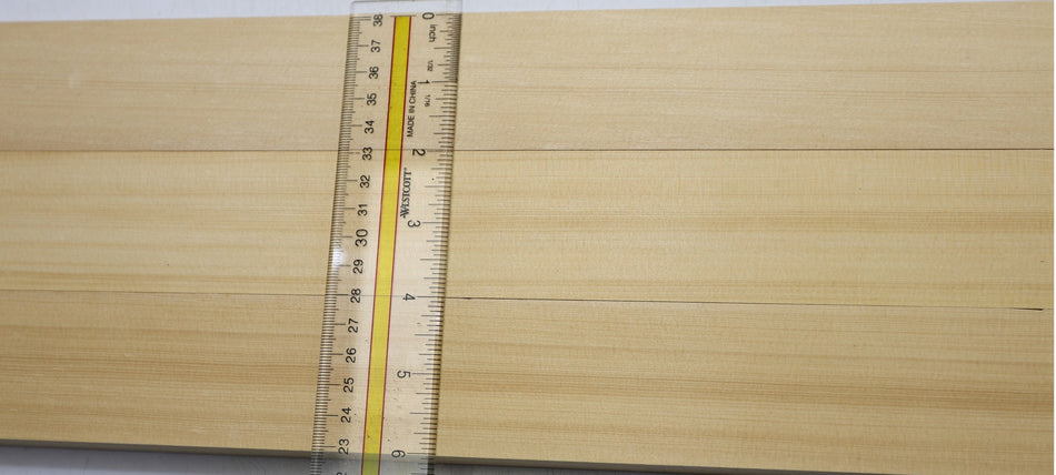 Yellow Cedar Bracewood, 3 blocks 25 * 51 * 540 mm - Stock# 6-8178