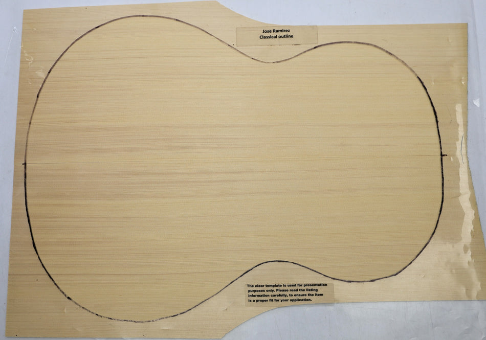 Yellow Cedar Classical Guitar Set 4.mm thick (Professional) - Stock# 6-8191
