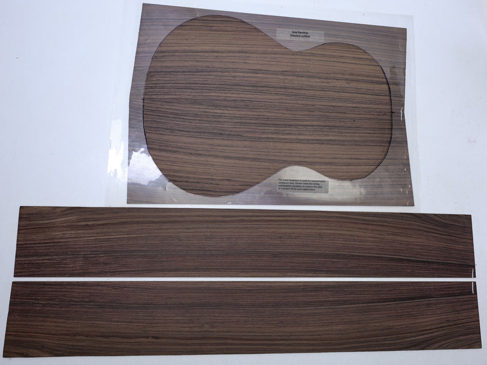 Back & Side set Indian Rosewood, OM / Classical (HIGH GRADE 4★) - Stock# 6-8195