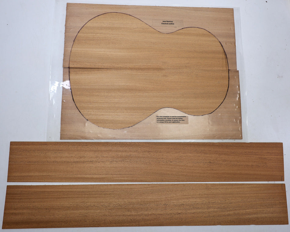 Back & Side set Fijian Mahogany, Classical (HIGH GRADE) - Stock# 6-8206