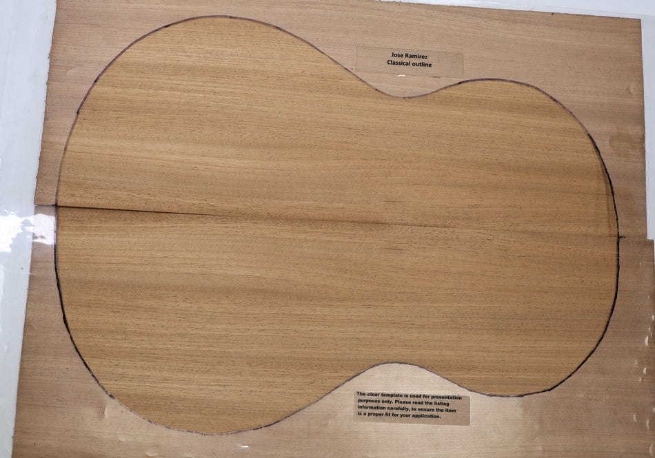 Back & Side set Fijian Mahogany, Classical (HIGH GRADE) - Stock# 6-8206
