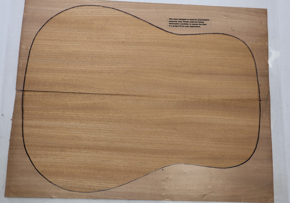 Fijian Mahogany Guitar set 3.5.mm thick - Stock# 6-8207