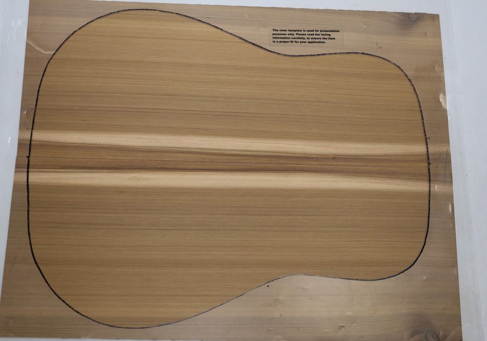Red Cedar Dreadnought Guitar Set 4.4.mm thick (+Factory) - Stock# 6-8112