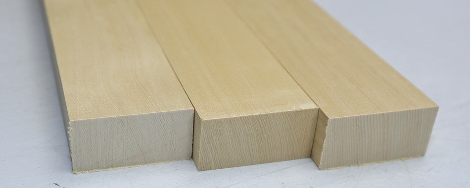 Yellow Cedar Bracewood, 3 blocks 23 * 48 * 540.mm - Stock# 6-8216