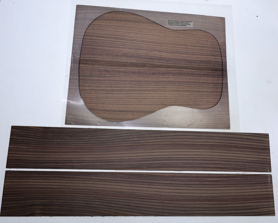 Back & Side set Indian Rosewood, Dreadnought (HIGH GRADE) - Stock# 6-8217