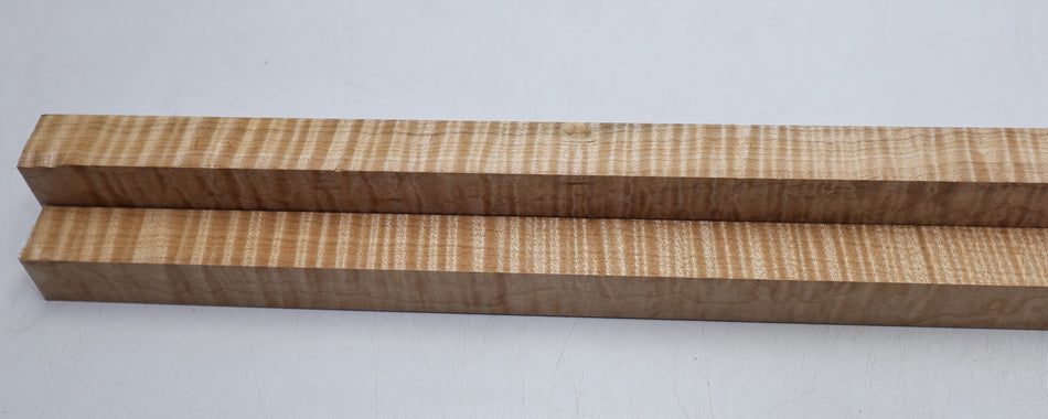 Maple Spindles Blocks, 2 pieces 26 * 26 * 600.mm (HIGH FIGURE) - Stock# 6-8219