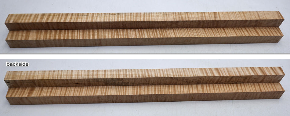 Maple Spindles Blocks, 2 pieces 26 * 26 * 600.mm (HIGH FIGURE) - Stock# 6-8219