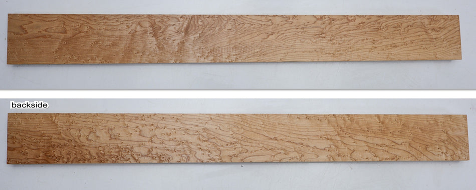 Rock Maple Birdseye Neck Blank 23 * 92 * 880.mm (Great Figure) - Stock# 6-8225