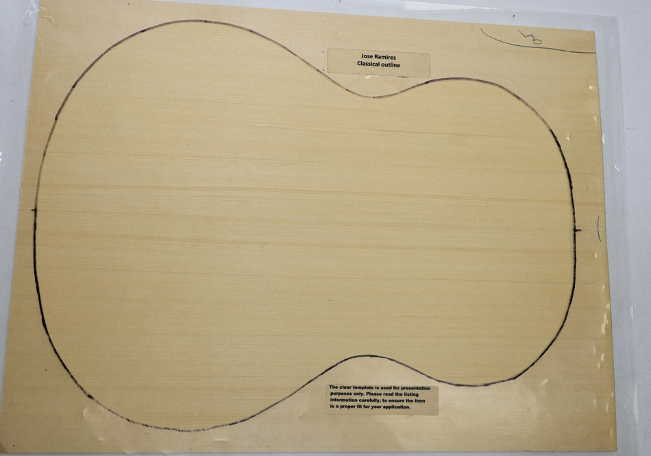 Yellow Cedar Classical Guitar Set 4.mm thick (+STANDARD +3★) - Stock# 6-8229