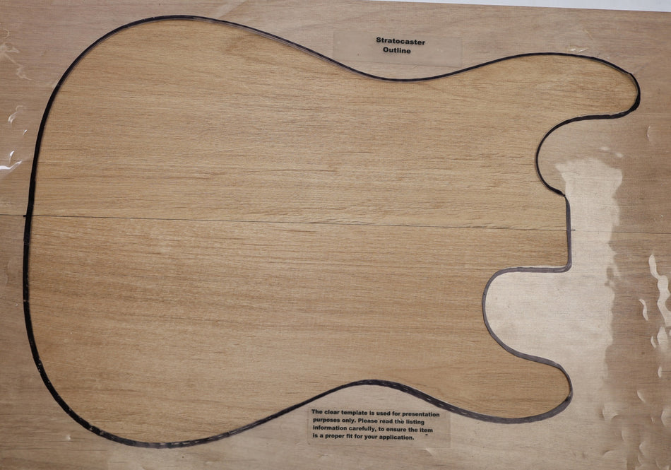 Alder body blank, unglued 2pc, 47.mm thick (HIGH GRADE) - Stock# 6-8231