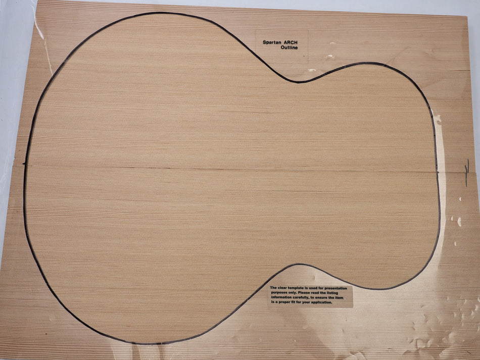Douglas-Fir Archtop Guitar set 28.mm thick (+STANDARD +3★) - Stock# 6-8236