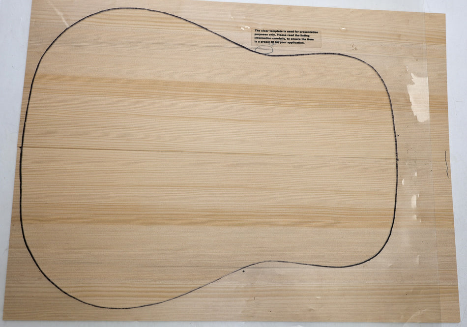 Hemlock Jumbo Guitar Set 4.5.mm thick (Professional) - Stock# 6-8243