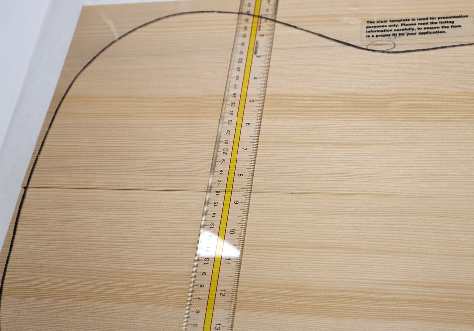 Hemlock Jumbo Guitar Set 4.5.mm thick (Professional) - Stock# 6-8243