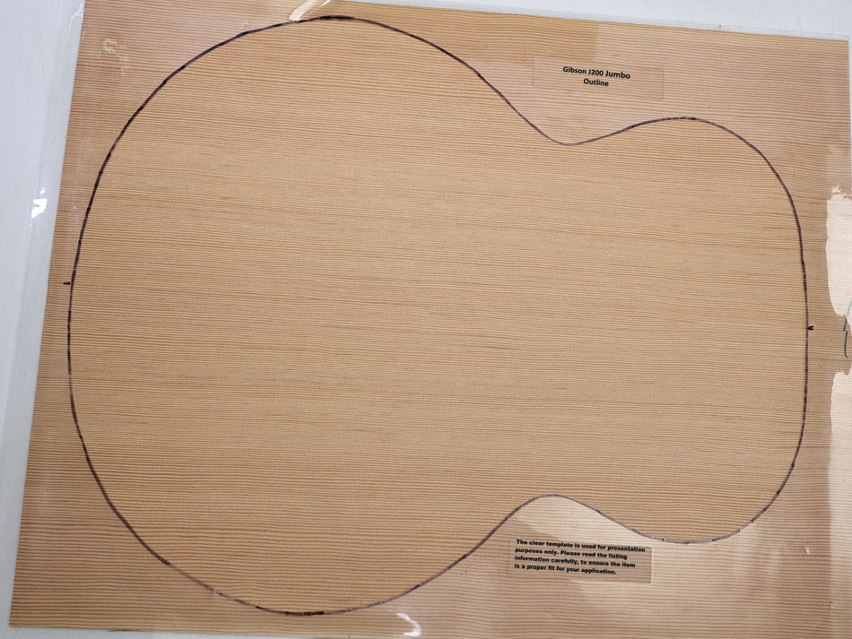 Douglas-Fir Jumbo Guitar Set 4.6.mm thick (Standard 3★) - Stock# 6-8245